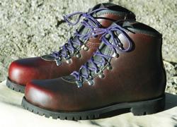 Custom made hiking boots top